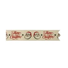 Picture of MERRY CHRISTMAS CAKE RIBBON NOSTALGIC 2.5CM X 1M